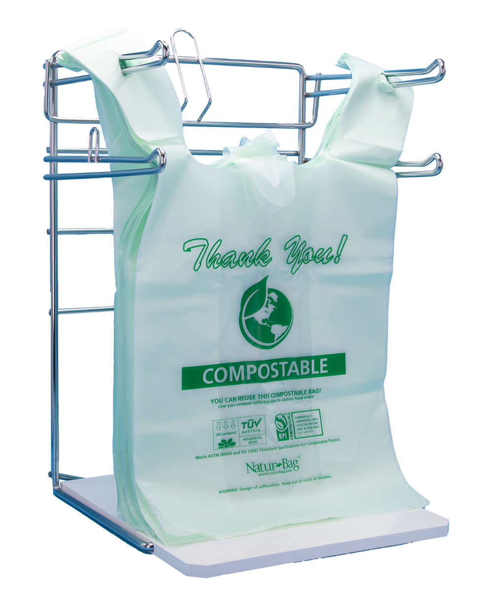 NaturBag Compostable Bags BPI Certified 100 Compostable