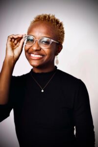 Headshot of Natur-Tec's Marketing Coordinator, Mercy Oyadare.
